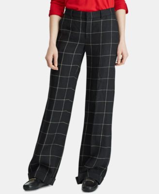 Lauren Ralph Lauren Linen Wide-Leg Pants