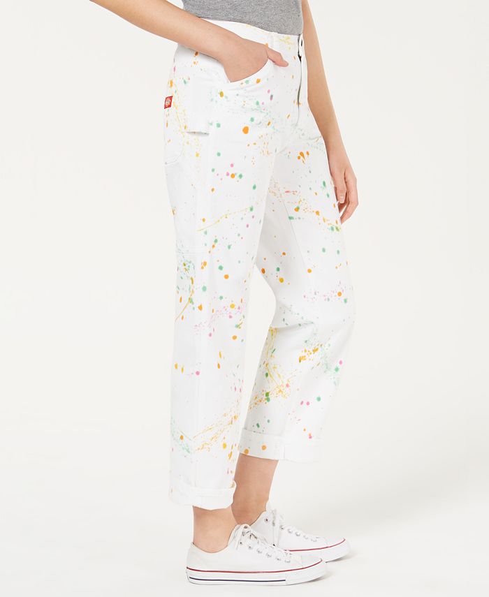 Dickies Cotton Paint Splatter HighRise Carpenter Pants Macy's