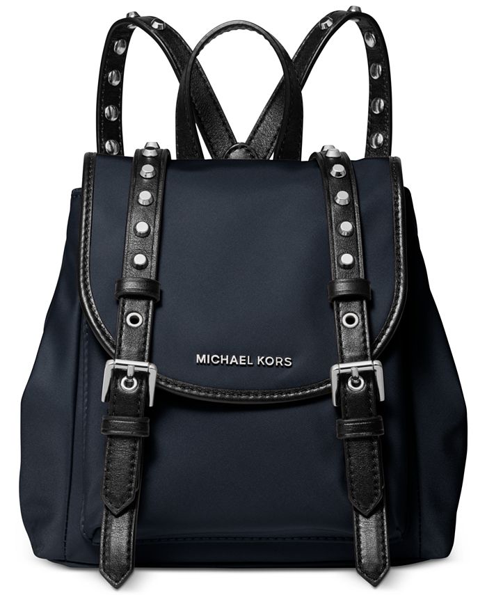Michael Kors Leila Mini Flap Nylon Backpack & Reviews - Handbags &  Accessories - Macy's