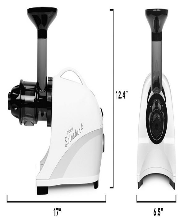 Tribest Solostar 4 Horizontal SingleAuger Slow Masticating Juicer & Reviews Small Appliances