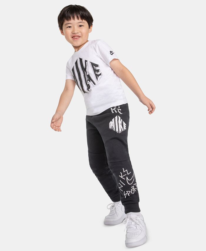 Nike Toddler Boys Logo-Print Cotton T-Shirt - Macy's