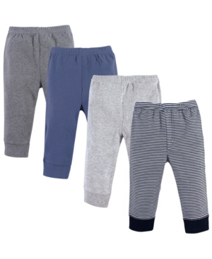 Luvable Friends Tapered Ankle Pants 4-Pack 0-24 Months