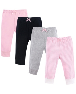 Luvable Friends Tapered Ankle Pants 4-Pack 0-24 Months
