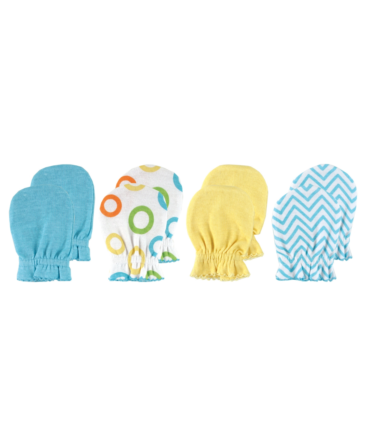 Unisex Gentle Cotton No-Scratch Mitts - Owl