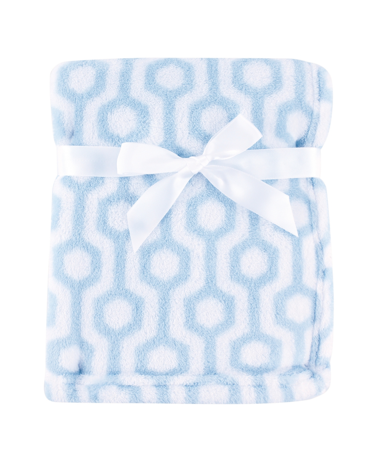 Luvable Friends Boys Plush Coral Fleece Comfort Blanket