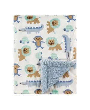 Luvable Friends Mink/Sherpa Blanket One Size