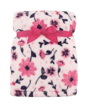 Hudson Baby Girl Super Plush Blanket One Size