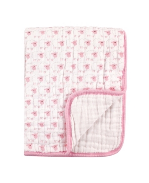 Hudson Baby Four Layer Muslin Tranquility Blanket One Size