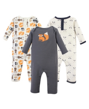 Hudson Baby Boys and Girls Cotton Coveralls