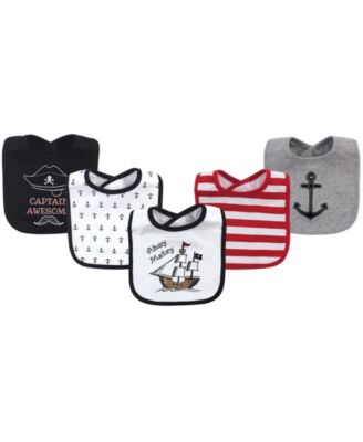 Boys 5Pk Interlock Bibs