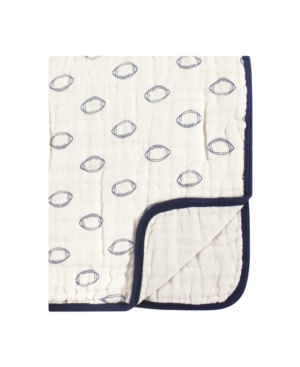 Hudson Baby Four Layer Muslin Tranquility Blanket One Size