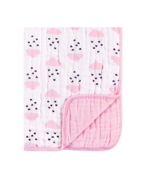 Hudson Baby Four Layer Muslin Tranquility Blanket One Size