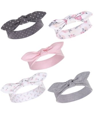 Cotton Headbands 5pk, Heart