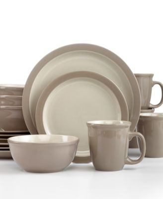 Thomson Pottery - Mali Sesame 16-Piece Dinnerware Set