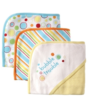 Luvable Friends Hooded Towel 3-Pack One Size