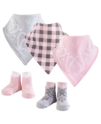 Cotton Bib and Sock Set