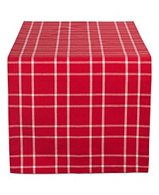 Holly Berry Plaid Table Runner