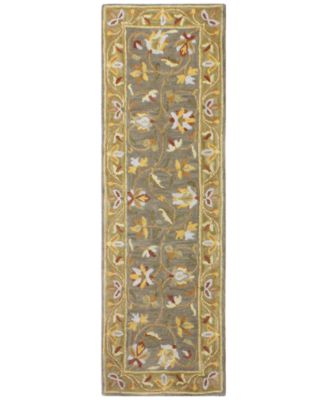 Bashian - Nico NIC-104 Gray 2'6" x 8' Runner Area Rug