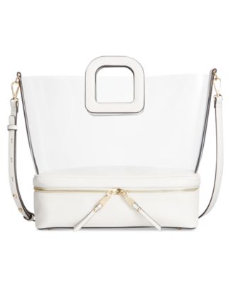 macys clear tote bags