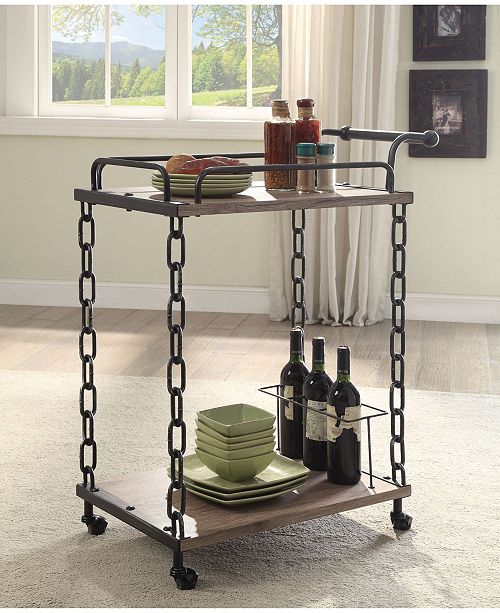 Acme Furniture Jodie Serving Cart & Reviews Furniture Macy's