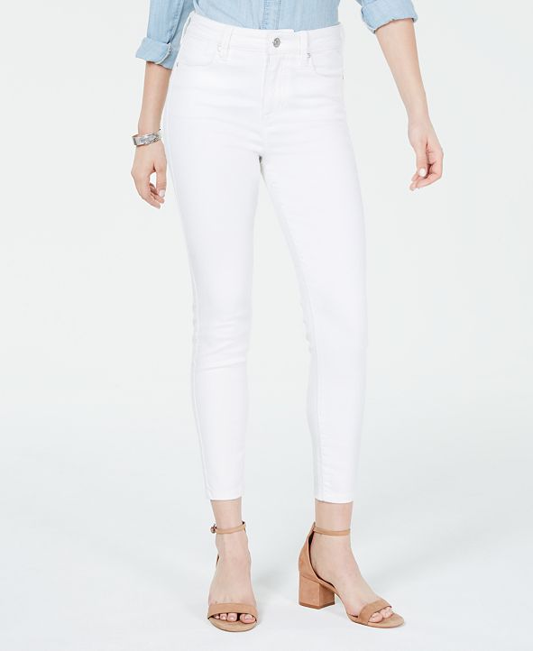 celebrity pink high rise ankle skinny