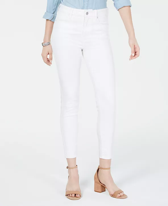 Juniors' High-Rise Ankle Skinny Jeans
