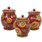 Red Kitchen Canister Sets - Macy's
