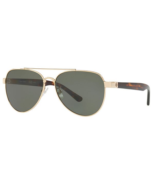 Tory Burch Polarized Sunglasses, TY6070 57 & Reviews - Sunglasses by ...