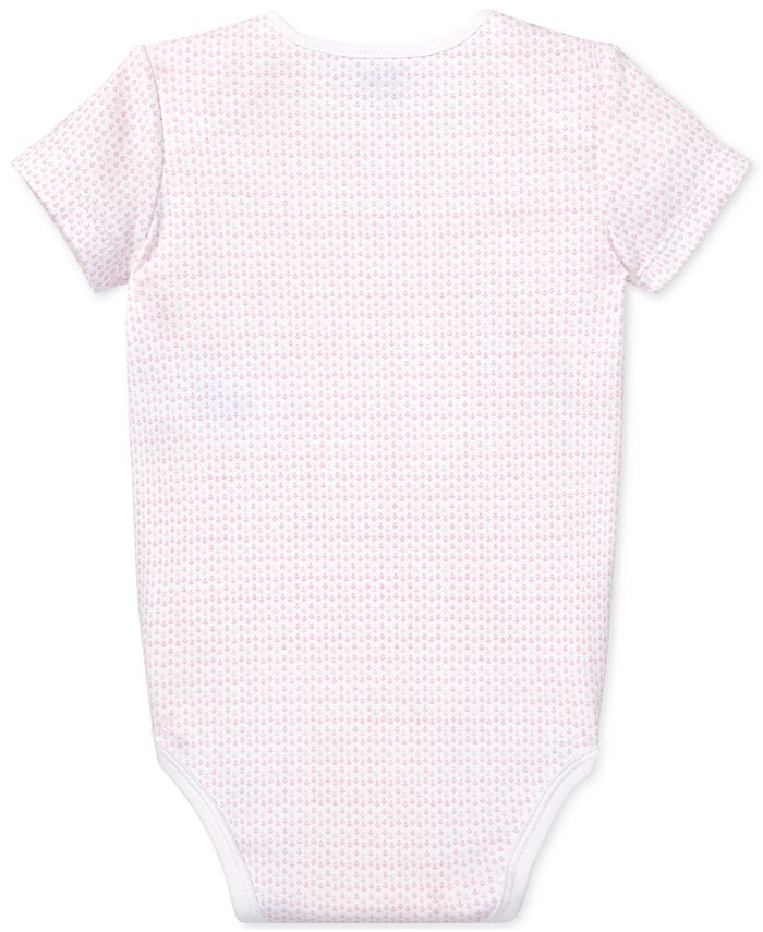 Polo Ralph Lauren Baby Girls AnchorPrint Cotton Bodysuit Macy's