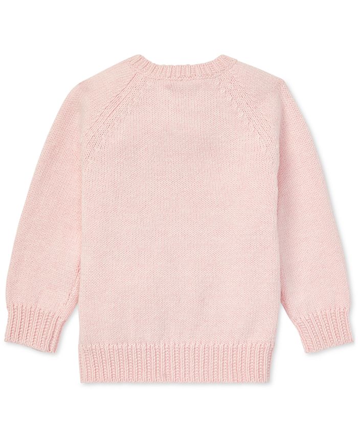 Polo Ralph Lauren Baby Girls DaisyPocket Cotton Sweater Macy's