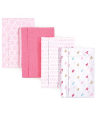 Luvable Friends Girls Cozy Cotton Flannel Shoulder Guards - Birdies 18$