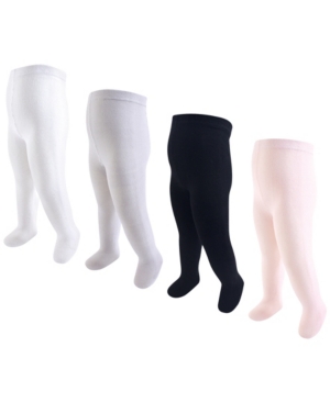 Touched by Nature Toddler Girls Organic Cotton Tights 4-Pack