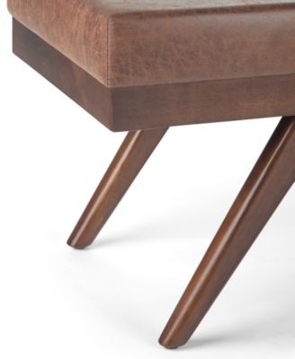 Chanelle Mid Century Modern Rectangle Ottoman Bench