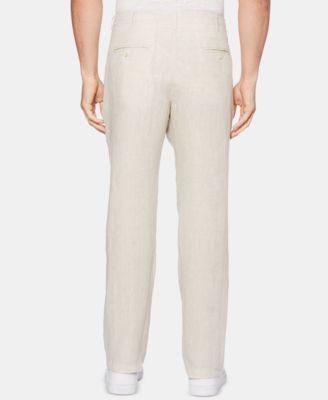 Men's Regular-Fit Linen Drawstring Pants
