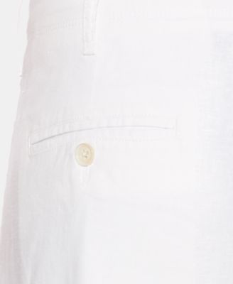 Men's Regular-Fit 100% Linen Drawstring Pants