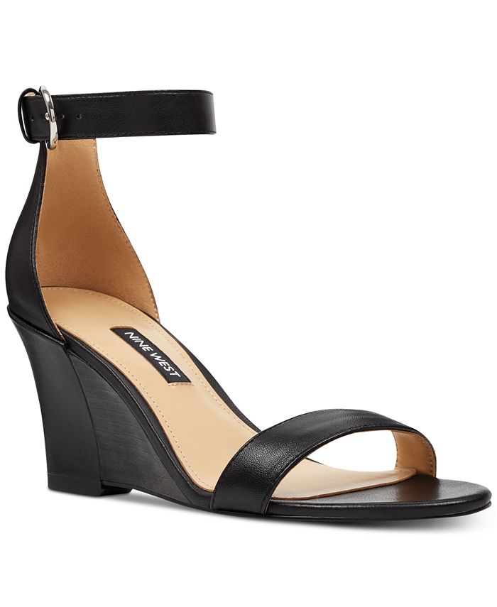 Nine West Sloane Wedge Sandals & Reviews - Sandals - Shoes - Macy's