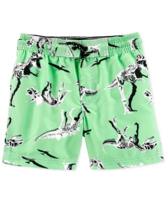 boys dinosaur swim trunks