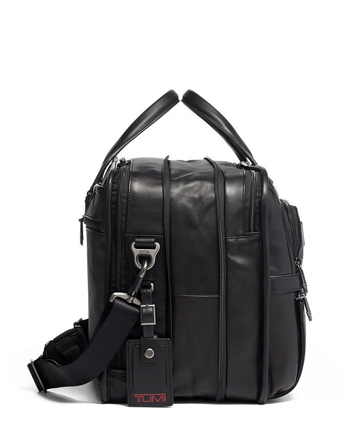 TUMI Alpha 3 Expandable Organizer Leather Laptop Brief Macy's