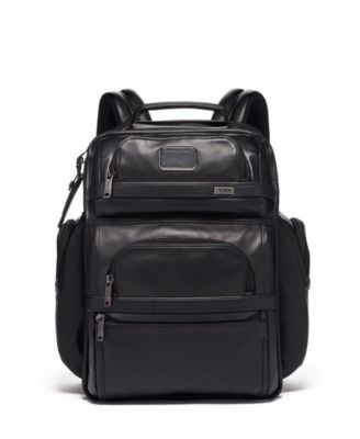 tumi leather suitcase