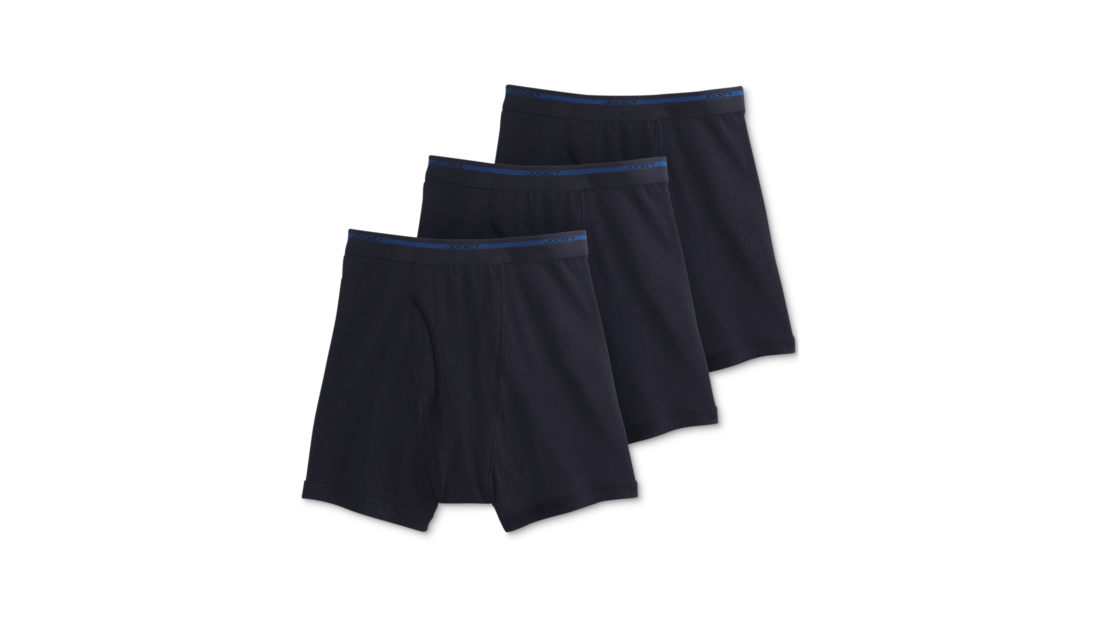 Jockey Men's 3-Pack Classic Cotton Boxer Briefs