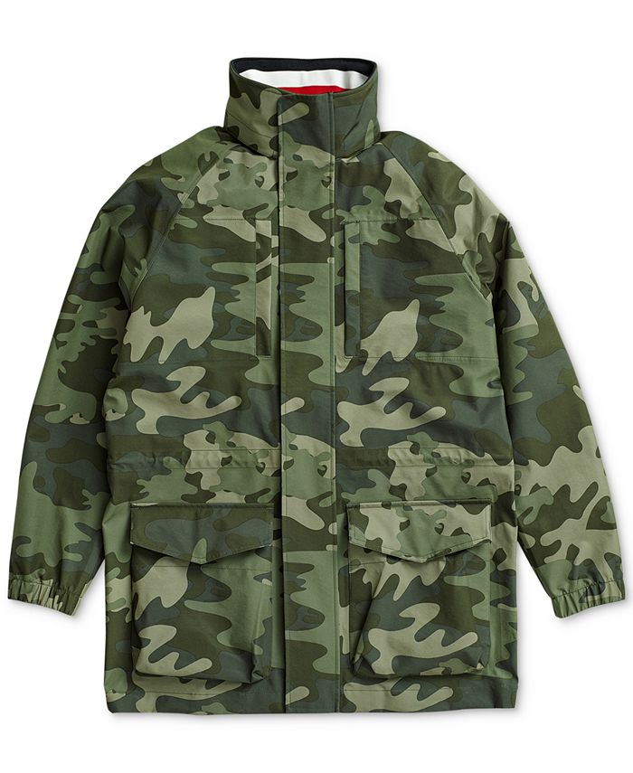 Tommy Hilfiger Men's Camo Jacket with Magnetic - Macy's