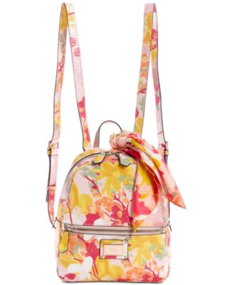 floral guess backpack