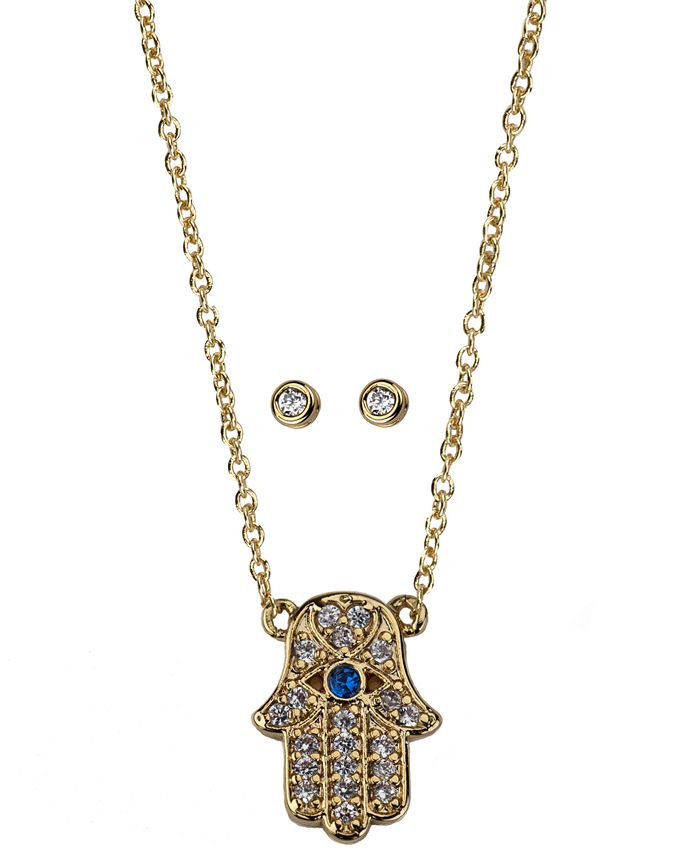 Macy's best sale hamsa necklace