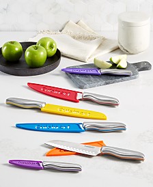 Stainless Steel Color Band 12-Pc. Cutlery Set