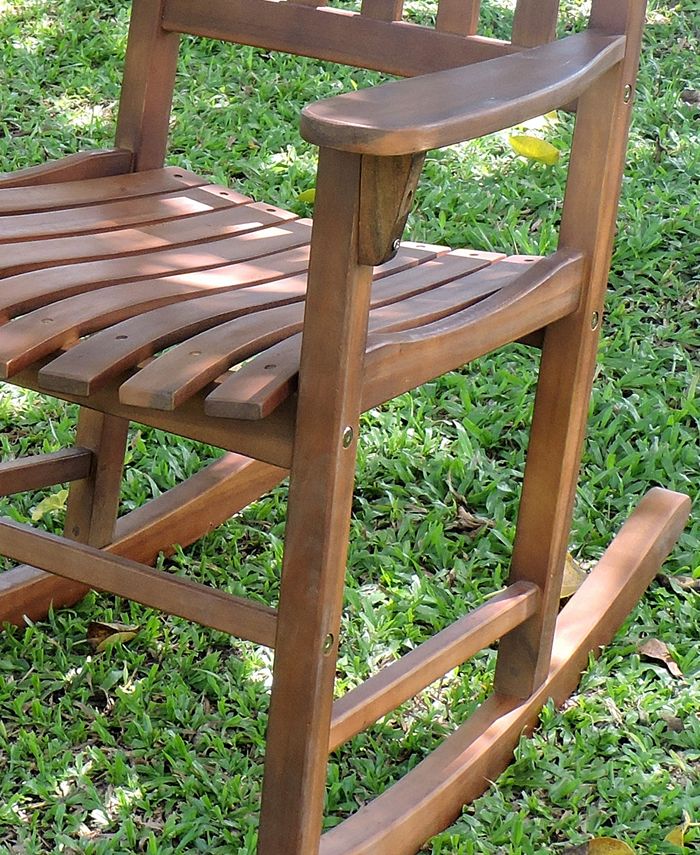 northbeam Traditional Oil Based Stain Rocking Chair - Macy's