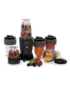 Elite Cuisine 17 Piece Personal Drink Blender with 4 x 16 Ounce Travel Cups