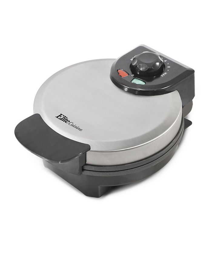 Elite Gourmet Elite Cuisine Stainless Steel Belgian Waffle Maker Macy