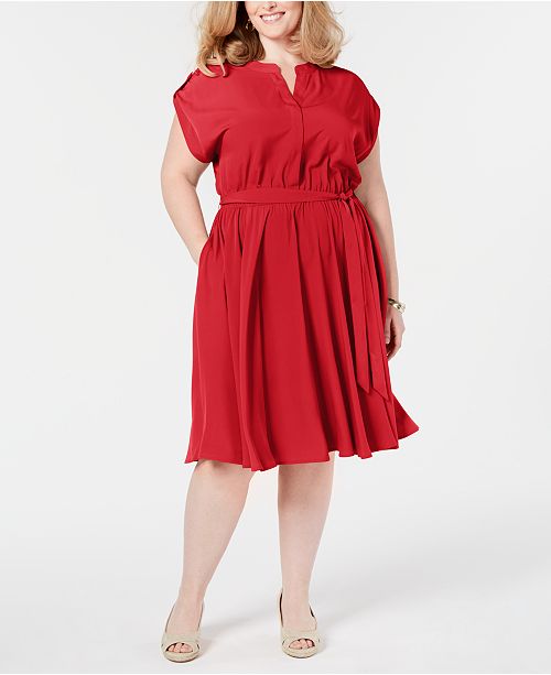 Charter Club Plus Size Cap Sleeve Shirtdress Created For Macy S