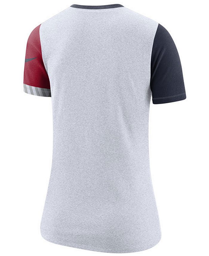 Nike Women's Cleveland Indians Slub Logo Crew T-Shirt & Reviews ...