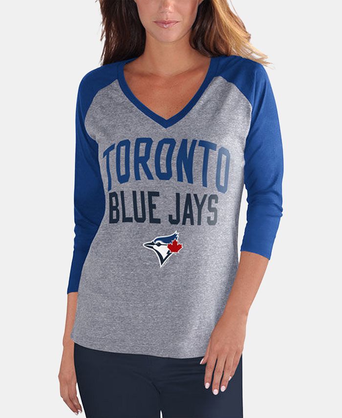 G-III Sports Women's Toronto Blue Jays It's a Game Raglan T-Shirt - Macy's